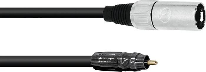 Omnitronic Adapterkabel RCA/XLRm 2.0m