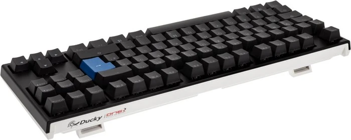 Ducky One 2 TKL PBT, LEDs weiß, schwarz, MX RED, USB, DE
