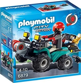 playmobil City Action Ganoven-Quad mit Seilwinde