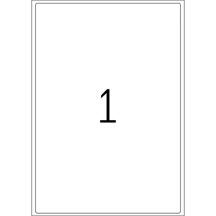Herma Etiketten Premium, 199.6x289.1mm, weiß, matt, 100 Blatt (100 Etiketten)