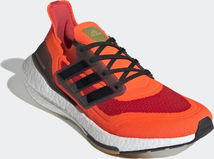adidas Ultraboost 21 solar red/core black/gold metallic (Herren)