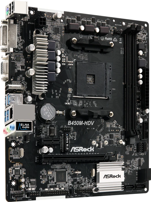 ASRock B450M-HDV (AMD AM4)