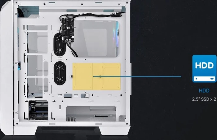 Thermaltake View 300 MX Snow Edition, weiß, Glasfenster