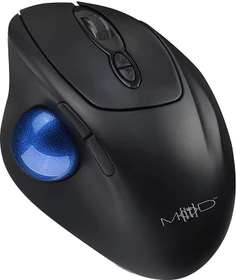 Mod-it ZX8272 Kabellose Trackball-Maus mit 7 Tasten, Bluetooth