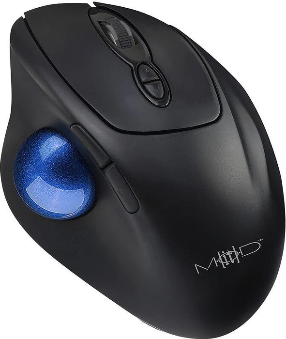 Mod-it ZX8272 Kabellose Trackball-Maus mit 7 Tasten, Bluetooth
