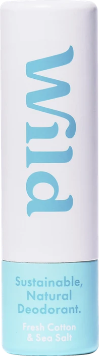 Wild Deodorant Stick Mini Fresh Cotton & Sea Salt, 16g