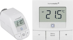 eQ-3 HomeMatic Funk-Heizungssteuerung mit Wandthermostat & Heizkörperthermostat, Set