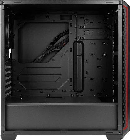 Antec P7 schwarz/rot, Acrylfenster