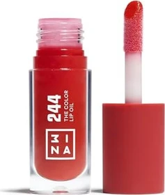 3INA The Color Lip Oil Lipgloss 244 rich red, 4ml
