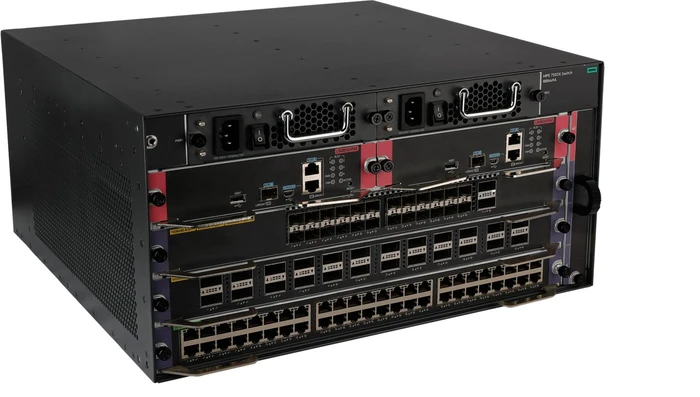 HPE FlexNetwork 7500X Series 7503X Rackmount Switch, 5x Erweiterungsslot