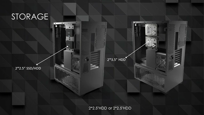 Raijintek Paean Premium, Glasfenster