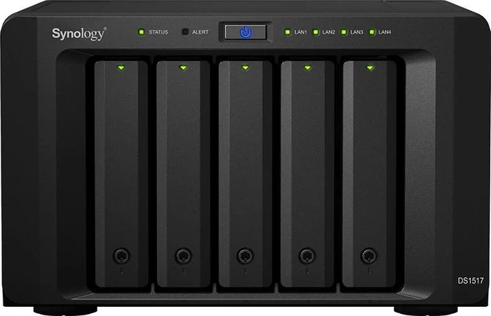 Synology DiskStation DS1517, 2GB RAM, 4x RJ-45 1000Base-T, 2x USB-A 3.0