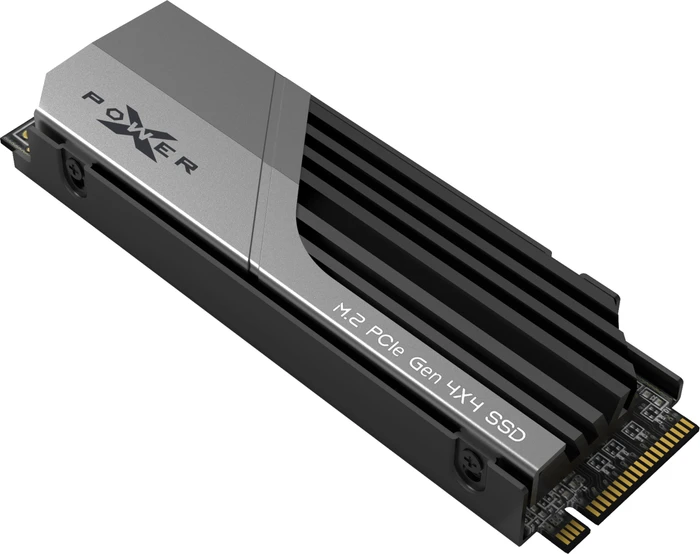 Silicon Power XPOWER XS75 2TB, M.2 2280 / M-Key / PCIe 4.0 x4, Kühlkörper