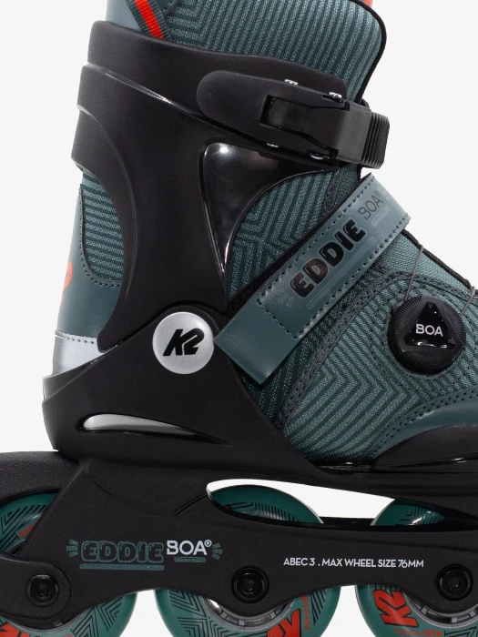 K2 Eddie BOA Inline-Skate dark teal (Junior) (Modell 2026)