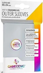 Gamegenic Outer Sleeves transparent, 50 Stück