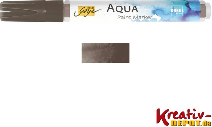 Kreul Solo Goya Aqua Paint Marker brush havannabraun