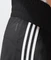adidas Pacer Training 3-Streifen Woven High-Rise große Größen Trainingshose kurz schwarz/weiß (Damen) Vorschaubild