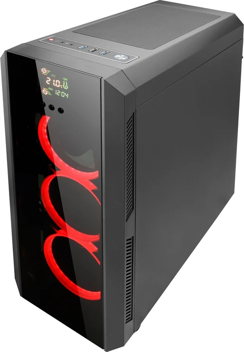 Chieftec Gamer GL-01B Scorpion schwarz, Glasfenster