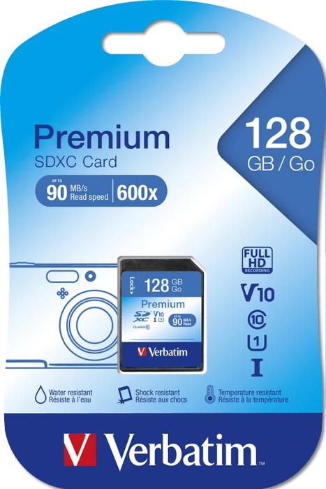 Verbatim Premium 600x R90 128GB, UHS-I U1, Class 10