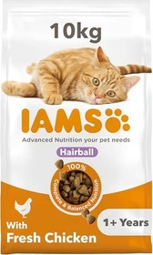 IAMS Adult Hairball Control Huhn, 10kg