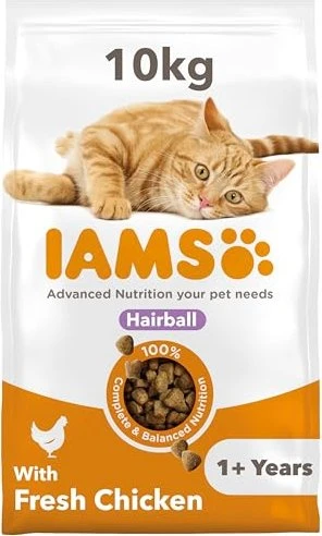 IAMS Adult Hairball Control Huhn, 10kg