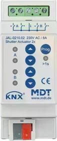 MDT Jalousieaktor JAL 2-fach, 2TE REG, 10A, 230V/600W, Schaltaktor