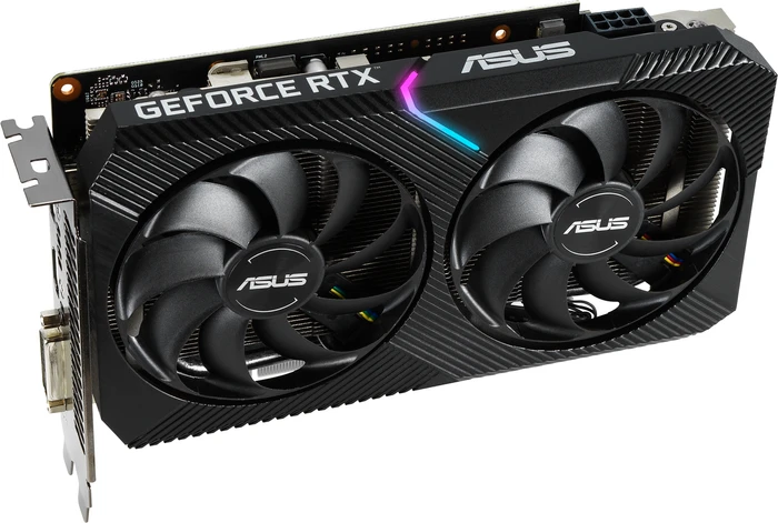 ASUS Dual GeForce RTX 2070 Mini, DUAL-RTX2070-8G-MINI, 8GB GDDR6, DVI, HDMI, DP
