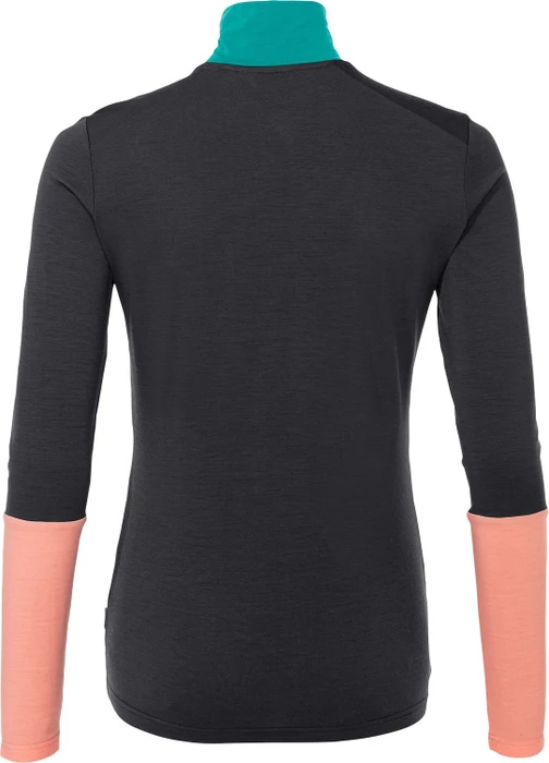 Vaude Monviso Merino Pullover Funktionsshirt langarm schwarz (Damen)