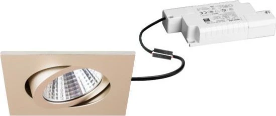 Brumberg SEVEN-S LED Einbauleuchte 2700K eckig champagner matt