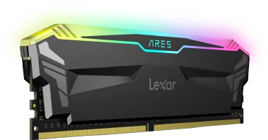 Lexar Ares RGB schwarz UDIMM 32GB Kit, DDR4-3600, CL18-22-22-42