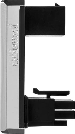 CableMod 12VHPWR Winkeladapter 180 Grad, Variante A, Sense-Pins an der Unterseite, silber
