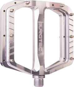 Burgtec Penthouse Flat MK5 Plattformpedale rhodium silver