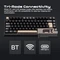 Wobkey Rainy 75 Pro, schwarz, LEDs RGB, Kailh Cocoa, USB/Bluetooth, DE Vorschaubild