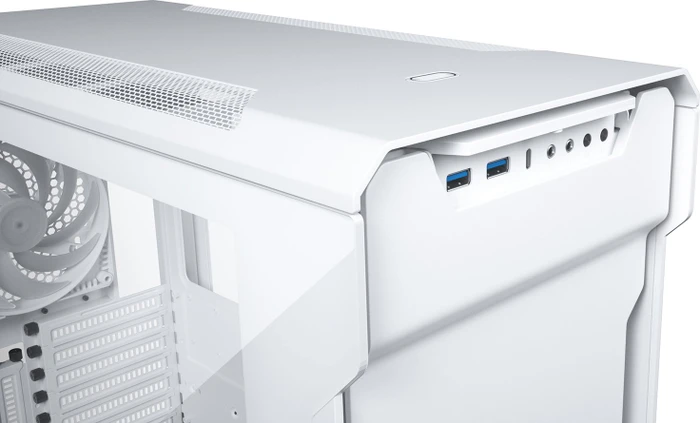 Phanteks Enthoo Evolv X Matte White, weiß, Glasfenster