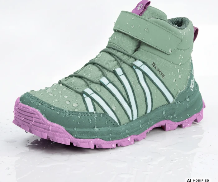 Jack Wolfskin Wild Hike Texapore Mid VC grün (Junior)