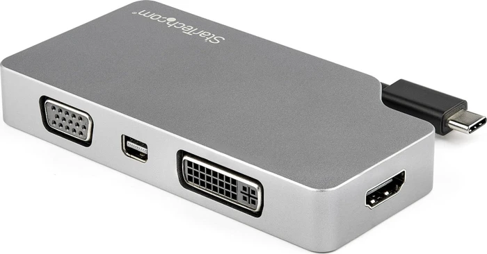 StarTech 4-in-1 Multi-Port, Videoadapter, USB-C 3.0 [Stecker]