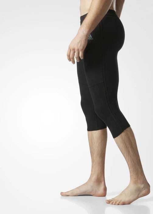 adidas Response Tights Laufhose 3/4 schwarz (Herren)