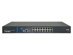 Avizio SM Rackmount Gigabit Managed Switch, 16x RJ-45, 2x SFP, 150W PoE+ (AV-SM16GP2F)