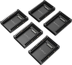 Orico 1125SS, Hard Drive Caddy, 2.5" auf 3.5" Einbaurahmen, schwarz, 5er-Pack