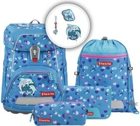 Step by Step Fit Dolphin Finja Schultaschen-Set, 5-tlg.
