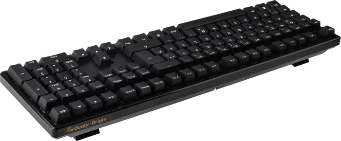 Ducky Origin Phantom Black, Retro schwarz, MX RED, USB, DE