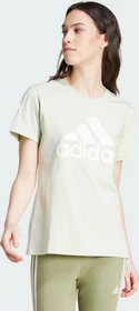 adidas Loungewear Essentials Logo T-Shirt kurzarm linen green (Damen)
