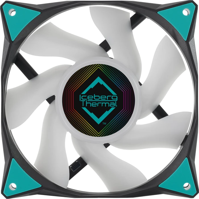 Iceberg Thermal IceGALE ARGB, Black, 120mm