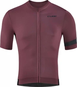 Cube Blackline Trikot kurzarm dark red (Herren)