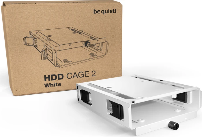 be quiet! HDD Cage 2, Festplattenkäfig, weiß