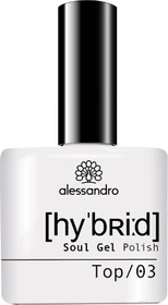Alessandro Hybrid Soul Gel Top Coat 301 Nagellack, 8ml