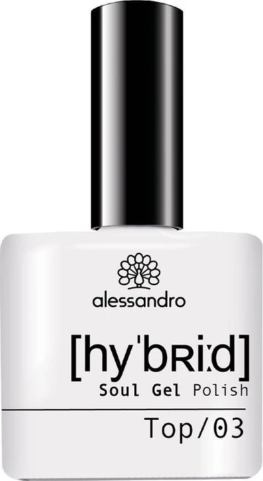 Alessandro Hybrid Soul Gel Top Coat 301 Nagellack, 8ml