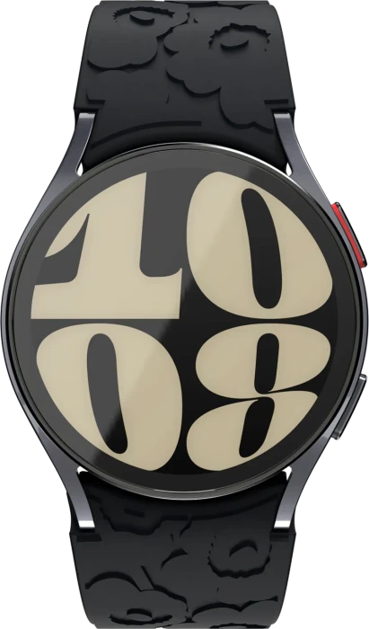 Samsung Anymode Unikko Embossed Band für die Galaxy Watch schwarz