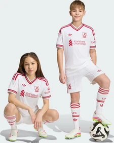 adidas Liverpool FC 2026/2027 Auswärtsshorts weiß (Junior)