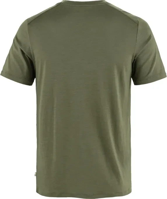Fjällräven Abisko Wool Classic Funktionsshirt kurzarm laurel green (Herren)